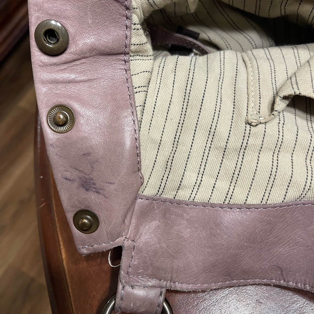 FRYE MELISSA satchel Pull-Up Leather Tote Carryall Shoulder Bag Shopper purse - Picture 10 of 16